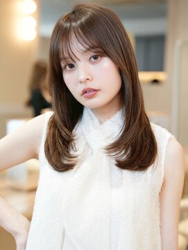 ジーナ 流山おおたかの森(Zina) 髪質改善＊イメチェン前髪ありレイヤー【Zina流山おおたかの森】