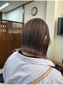 ブリーチなしで作るミルクティーベージュ