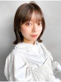 美髪くせ毛風カール大人可愛いワンホンレイヤー結べるボブ