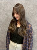 20. ミルクブラウン/レイヤーカット/顔周り/前髪