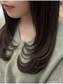 大人かわいいレイヤースタイル