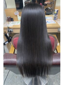 ロッソ 香椎宮前店(Rosso)の写真/思わず触れたくなるツヤ髪に。髪質改善トリートメントでよみがえるる髪に感激![髪質改善//縮毛矯正/カラー]