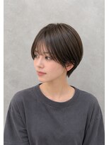 エニル 春日部店(enil)&nbsp;◎【大人可愛い丸みショートボブ】小顔シースルーバング◎