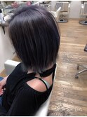 ☆切りっぱなしボブ☆アンニュイボブ☆暗めアッシュグレー
