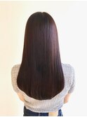 ☆【髪質改善】大人の艶髪♪チェリーブラウンストレート☆