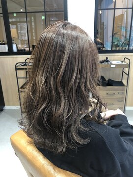 テラスヘア 新潟駅南(TERRACE hair) 透明感オリーブベージュ(ブリーチなし)