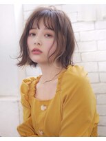 ミューク ハッピーヘアライフ 寺田町北口店(ｍieuxque happyhairlife) ぱっつん外ハネボブ【mieuxque】寺田町/阿倍野/天王寺