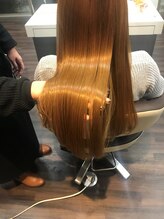 ヘアーアンドメイク マニス(hair&make manis) 髪質改善縮毛矯正トリートメント ツヤ髪ロングストレート