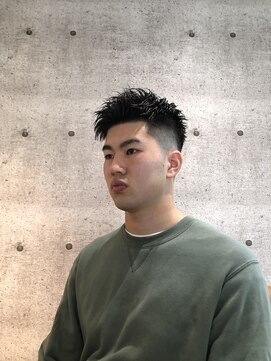 宮崎理容院 並木坂店 無造作アップバング