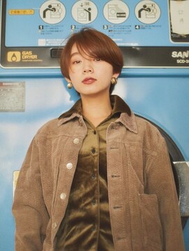 エムスラッシュ みなとみらい馬車道店(M SLASH) M.SLASH馬車道/斜めバング/暖色系カラー/ナチュラルマッシュz1