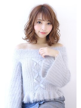 オーロ 宝塚店(ORO) 20代30代40代透明感マロンベージュニュアンスカラーAラインボブ