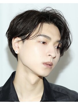 リップス 表参道店(LIPPS) 緩めスパイラルかきあげる前髪【前下がりセンターパート】