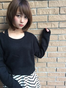 トゥーリ 二日市店(tuuli) tuuli二日市☆大人可愛いボブルフショコラベージュ20代30代40代