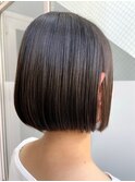 ミニボブ/アースカラー/似合わせカット【向ヶ丘遊園】