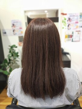 ビーズカラー イオンタウン米沢駅前店 N.全体染め（G-6GrB）、スプリナージュ（モイスト）