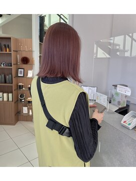 リコ ヘアアンドリラクゼーション(LICO HAIR&RELAXATION) LICO 暖色カラー　ピンクブラウン