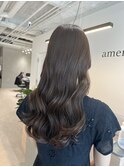 【ameri satomi】韓国ヘア×チョコレートベージュ