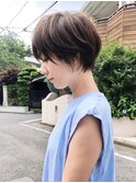 20代30代コンパクトショート/丸みショート/斜めバング