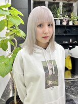 チュダック(ChuDuck)&nbsp;韓国風《ペールシルバー》ハイトーン/ケアブリーチ/ダブルカラー