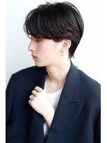 ヘアーゼロ 南新町(HAIR ZERO) センターパートマッシュ