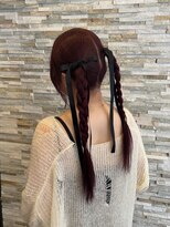 パレード 池袋(PARADE) ブリーチなしダブルカラー/ワインレッド