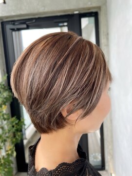 アコ(Aco) 白髪ぼかしハイライト/上品ハイライト/ベージュ/ミルクティー