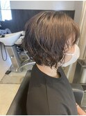 ショートボブ&ふわくしゅパーマ☆