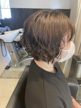 ベリー(berry) ショートボブ&ふわくしゅパーマ☆