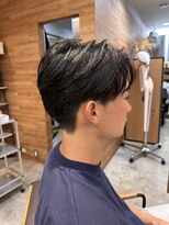 ヒート トウキョウ 目黒店(HEAT TOKYO) フェザーショート センターパート フェザーパーマ