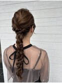 結婚式ヘアセット