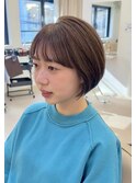 ナチュラルショートボブ＊