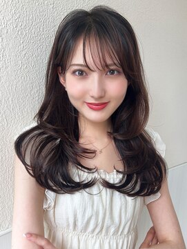 アフロート 錦糸町(AFLOAT) イメチェンロングレイヤー顔周りレイヤー後れ毛小顔カット美髪