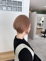 ソルア 上本町(solua)&nbsp;ピンクベージュ / 高濃度水素カラー / ブリーチ / 30代 / 40代