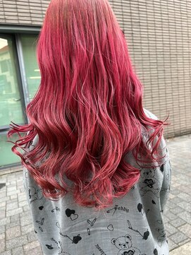 リルウ 阿倍野キューズモール(LILOU) ピンクレッドロング