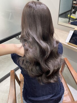 ミリー 梅田店(milly) ブリーチなし◎グレージュ