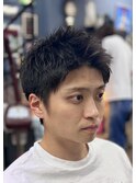 アップバングショート