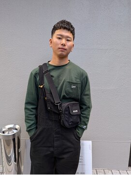 クフィア メンズヘアー カンポ 難波店(CUFFIA MEN'S HAIR CAMPO) スペインカールスパイキーショートニュアンスパーマ