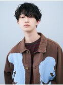 柔らかく動く毛束感ナチュラルパーマ×モテるラウンドマッシュ