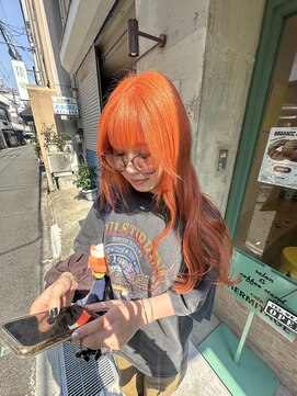 エルミタージュ(HERMITAGE) ペールオレンジ ブリーチ1回