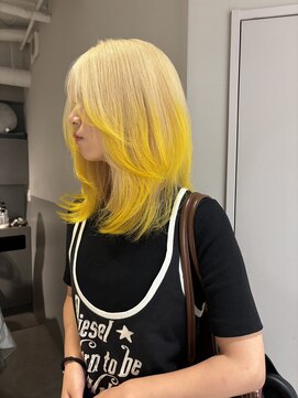 シーンヨコハマ 横浜店(SCENE yokohama) レイヤーカット / デザインカラー