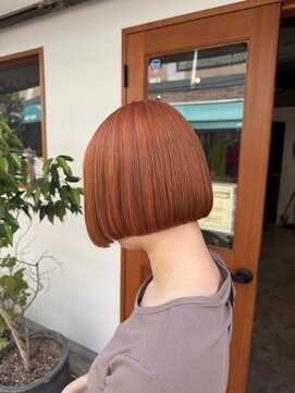 ヘアーラボ ハチ(HAIR LABO HACHI) パツッチュルオレンジ☆