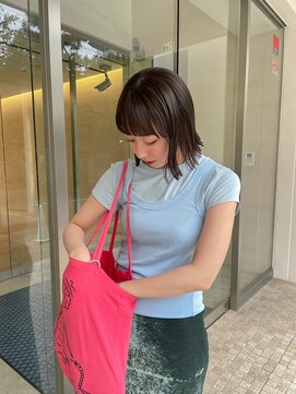 チクロヘアー(Ticro hair) @nkkn15 オリーブブラウン