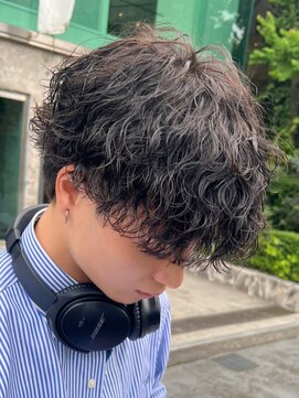 アンサー 渋谷(ANSWER) 波巻きスパイラルパーマメンズマッシュパーマツイストパーマ