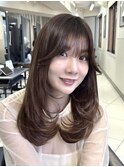 ワンカールレイヤー大人可愛い20代ヘア