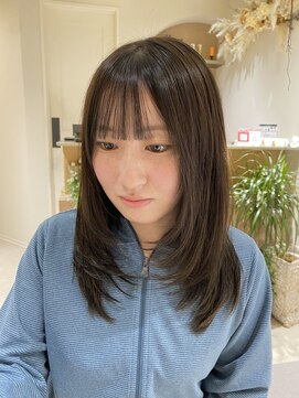 クーナバイトマト 横浜(Cuna by TOMTO) 【RYOSUKE】レイヤースタイル_顔周りレイヤー_グレージュ