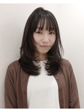 イオエ 表参道(ioe) ハッシュカット/レイヤーカット/くすみグレージュ/グレージュ