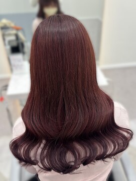 ブリーチなしダブル　ピンクブラウン　『ゆい』