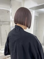 ソラ 鶴見店(sola) 【鶴見】パツっとボブ ショートボブ/グレージュ