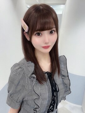 リルミー ミュエナ 大須 矢場町(Lilme myuena) ココアカラー/大人ガーリー/似合わせカット/名古屋