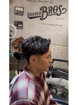 バーバーブロス 長堀店(BARBER BROS) 【BarBerBROS】毛流れパーマ ニュアンスヘア